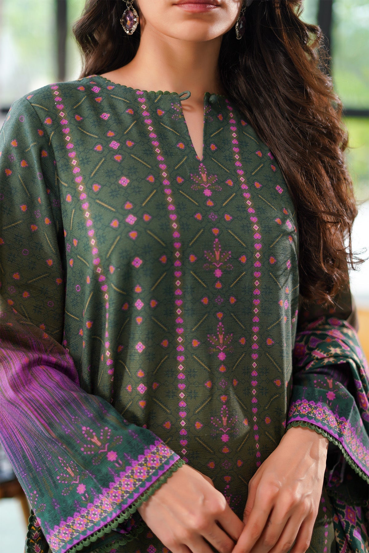 Sahar | Autumn Winter 2024 | Jade Mirage by Sahar - Designer Dress - Type: Ladies Clothes - Available at Libayah - 100% Original