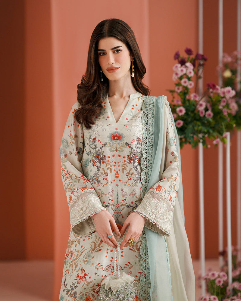 Faiza Saqlain | Roim Silk Edit | Tayma by Faiza Saqlain - Designer Dress  - Type : Luxury Dress - Available at Libayah - 100% Original 