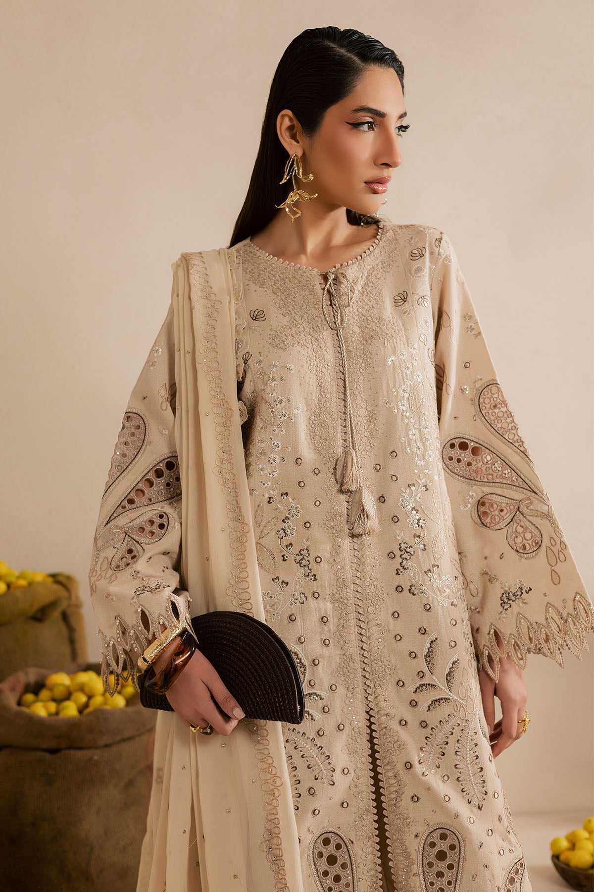 Nureh | Karandi Collection | NE-218 by Nureh - Designer Dress  - Type : Ladies Clothes - Available at Libayah - 100% Original 