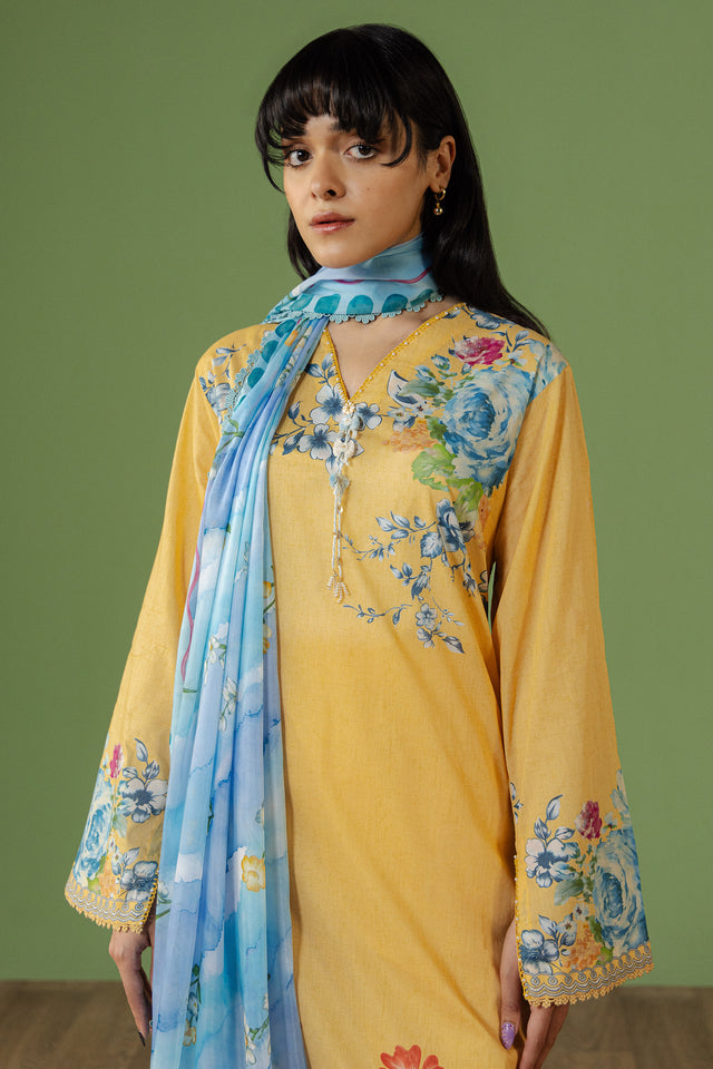 Zara Shahjahan | Coco Prints 26 | Celene-4B by Zara Shahjahan - Designer Dress  - Type : Ladies Clothes - Available at Libayah - 100% Original 