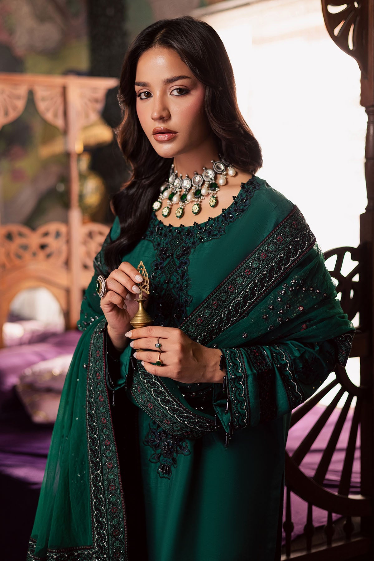 Nureh | Nur Mahal | NE-196 by Nureh - Designer Dress - Type : Ladies Clothes - Available at Libayah - 100% Original 