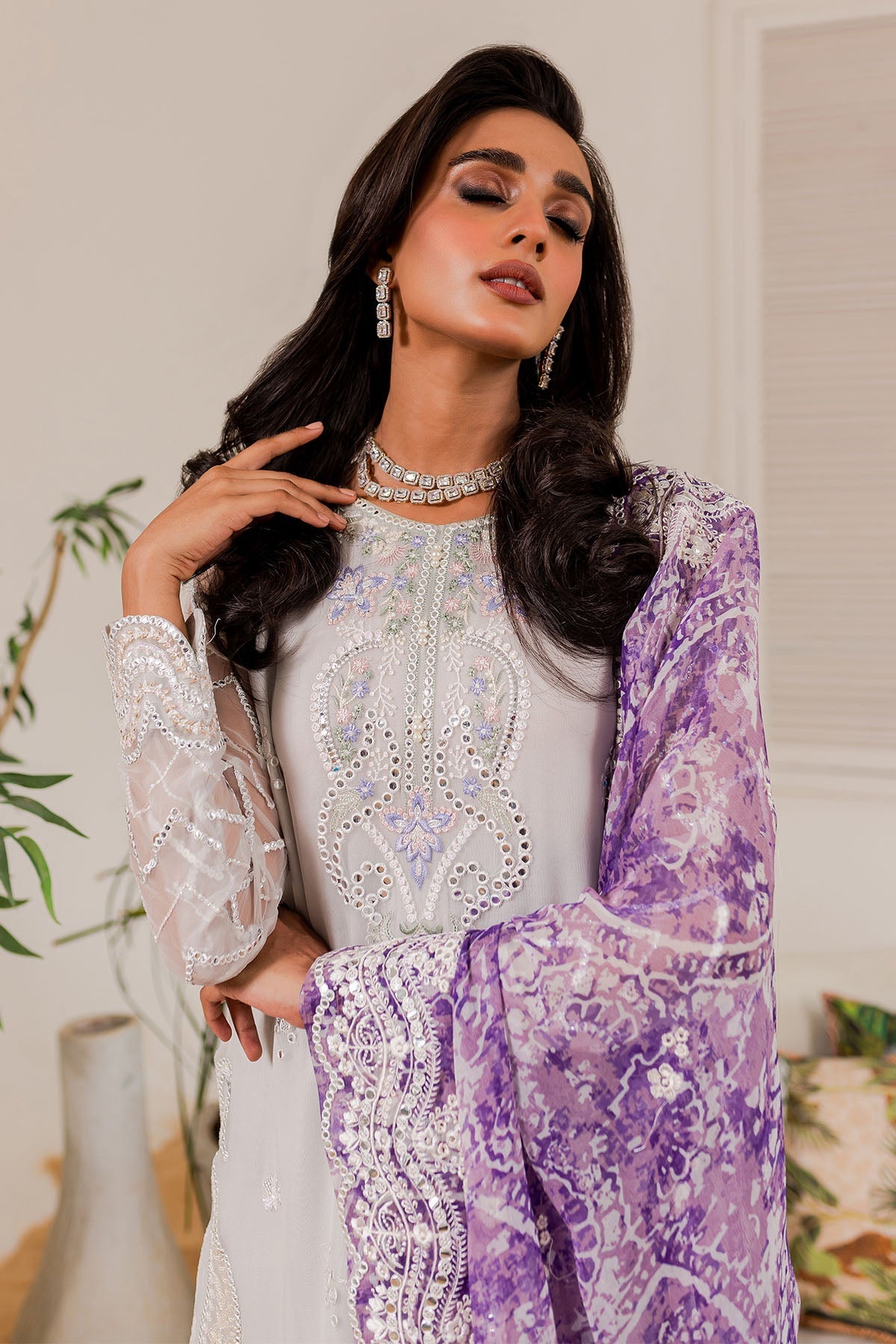 Nureh | Fancy Formals | NP-397 by Nureh - Designer Dress  - Type : Ladies Clothes - Available at Libayah - 100% Original 