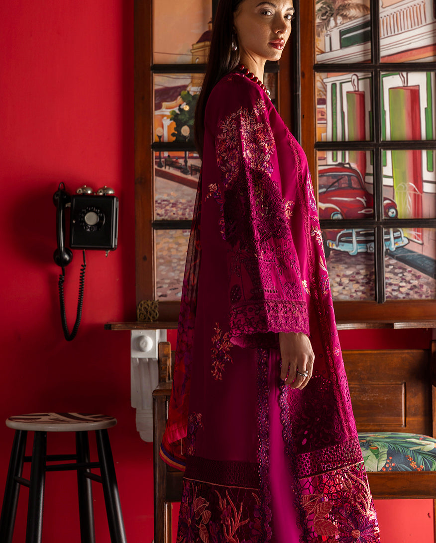 Esmel | Mon Tresor Luxe Lawn 26 | Paix Amour Bonheur by Esmel - Designer Dress - Type : Luxury Dress - Available at Libayah - 100% Original