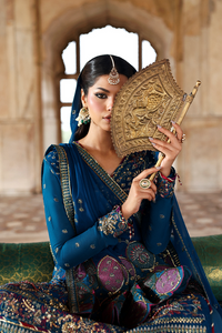 Emaan Adeel | Romansiyyah Luxury Formals | ZARQ by Emaan Adeel - Designer Dress  - Type : Ladies Clothes - Available at Libayah - 100% Original 