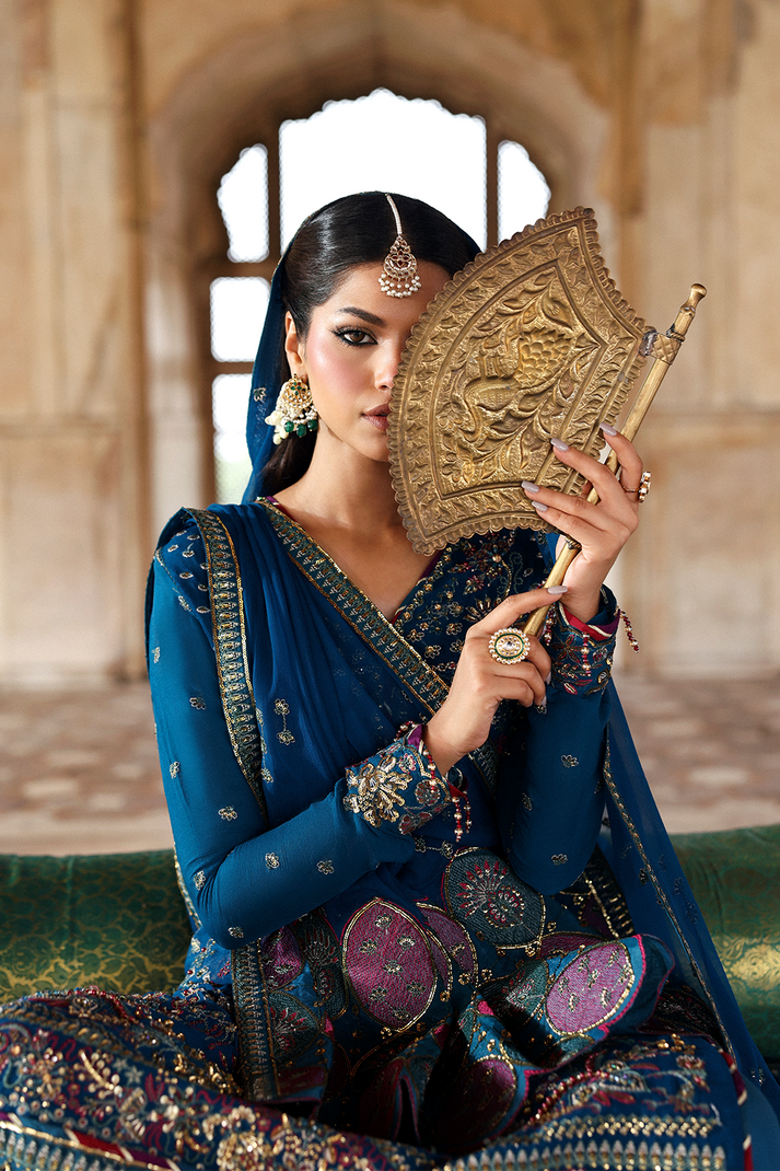 Emaan Adeel | Romansiyyah Luxury Formals | ZARQ by Emaan Adeel - Designer Dress  - Type : Ladies Clothes - Available at Libayah - 100% Original 