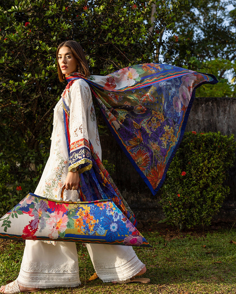 Esmel | Mon Tresor Luxe Lawn 26 | Clair De Lune by Esmel - Designer Dress - Type : Luxury Dress - Available at Libayah - 100% Original