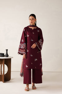 Farasha | Summer Melody 26 | Maroon Muse by Farasha - Designer Dress  - Type : Ladies Clothes - Available at Libayah - 100% Original 