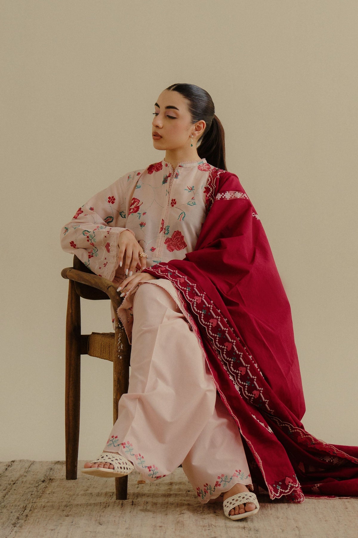 Zara Shahjahan | Coco Lawn 25 | Zufra-6A by Zara Sahjahan - Designer Dress - Type: Ladies Clothes - Available at Libayah - 100% Original