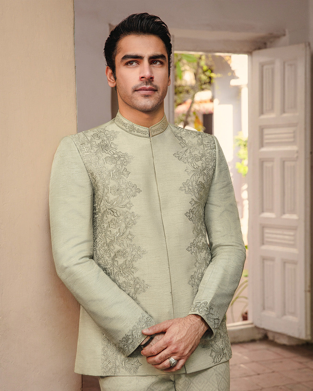 Pakisatni Menswear | Faiza Saqlain | Gazsi by Faiza Saqlain - Designer Dress - Type: MensWear - Available at Libayah - 100% Original