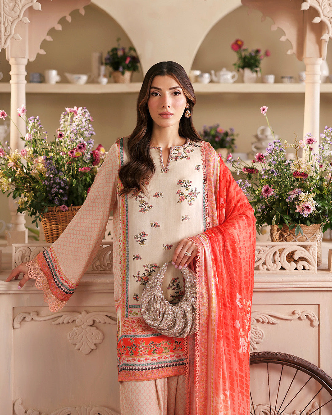 Faiza Saqlain | Serina Luxe | Adania by Faiza Saqlain - Designer Dress  - Type : Ladies Clothes - Available at Libayah - 100% Original 