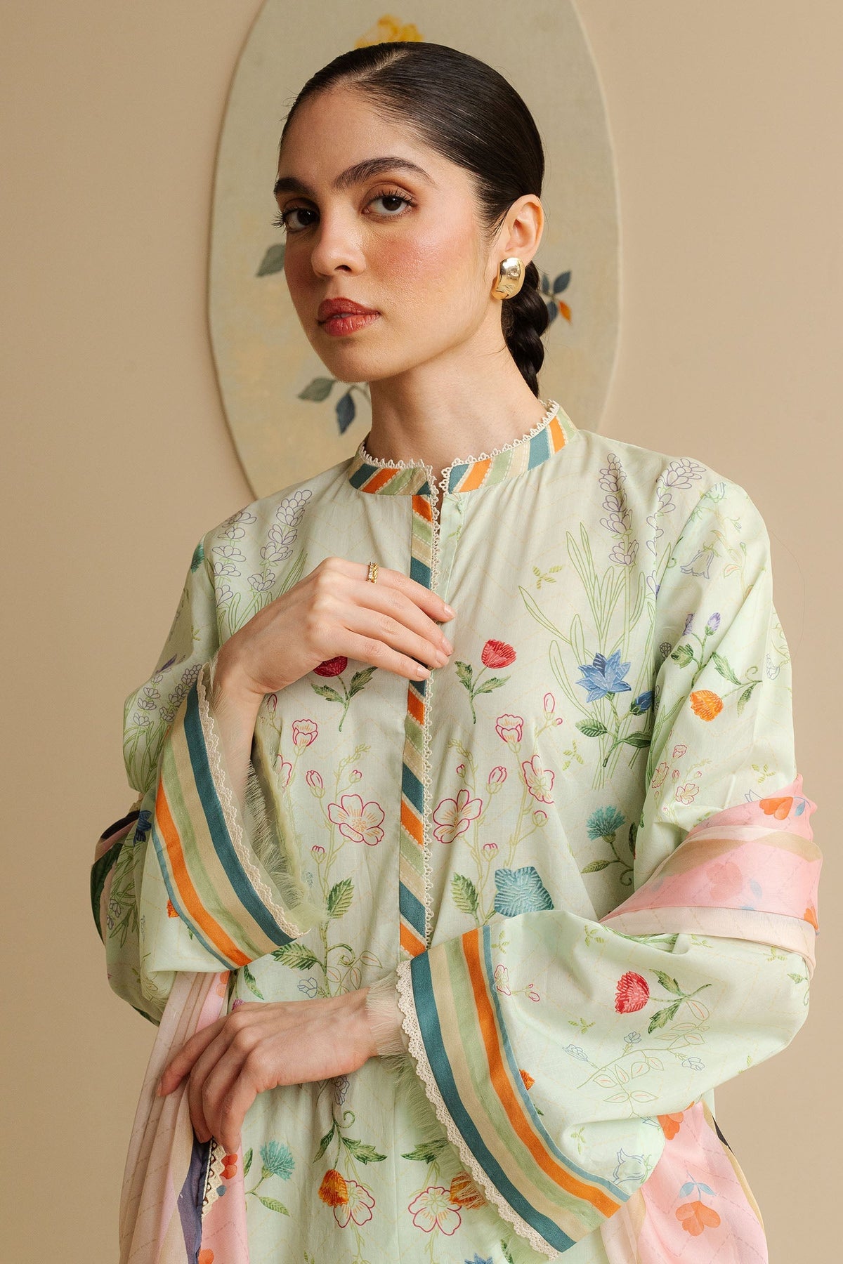 Zara Shahjahan | Coco Prints | Kaia-9A by Zara Shahjahan - Designer Dress - Type: Ladies Clothes - Available at Libayah - 100% Original