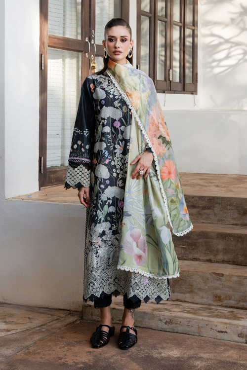Aabyaan | Shezlin Chikankari 26 | LAREEN (AZ-02) by Aabyaan - Designer Dress - Type : Luxury Dress - Available at Libayah - 100% Original