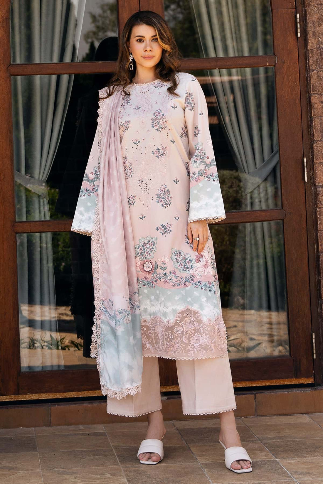 Afrozeh | Damask The Holiday Edit 25 | Seraphina B by Afrozeh - Designer Dress - Type: Ladies Clothes - Available at Libayah - 100% Original