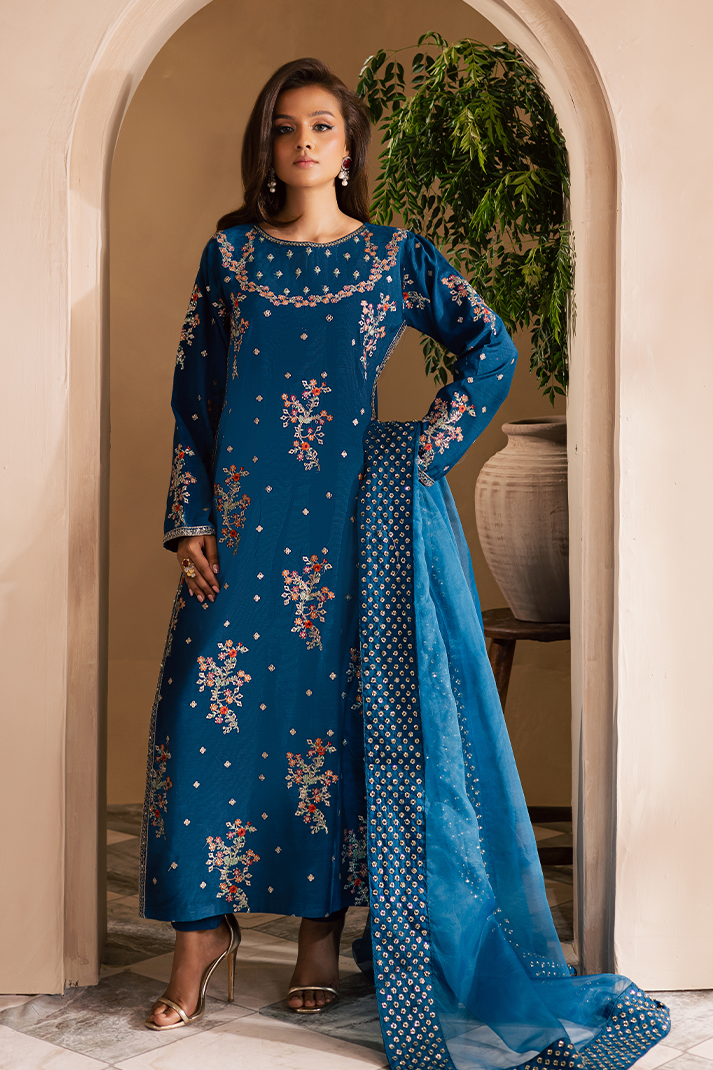 Emaan Adeel |Celine Pret | Shabnam by Emaan Adeel - Designer Dress  - Type : Luxury - Available at Libayah - 100% Original 