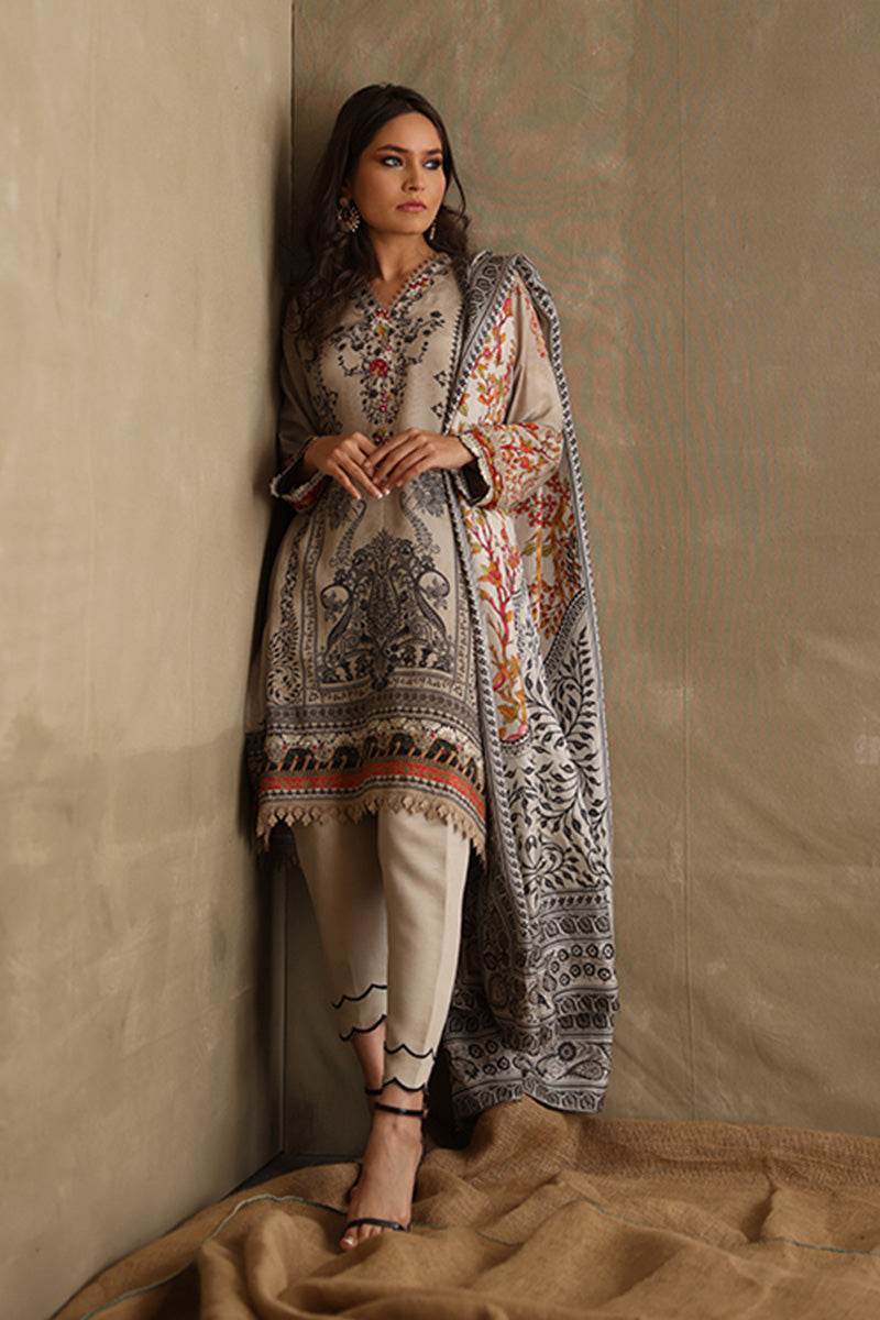Mina Hasan | Signature Pret | Monochrome In Spring - by Libayah - Registered Vendor of : Mina Hasan - 100% Original Designer Dress