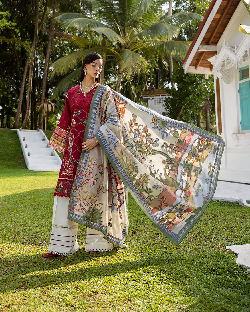 Esmel | Mon Tresor Luxe Lawn 26 | Merci Pour Tout by Esmel - Designer Dress - Type : Luxury Dress - Available at Libayah - 100% Original