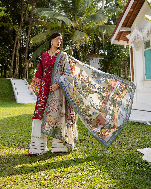 Esmel | Mon Tresor Luxe Lawn 26 | Merci Pour Tout by Esmel - Designer Dress - Type : Luxury Dress - Available at Libayah - 100% Original