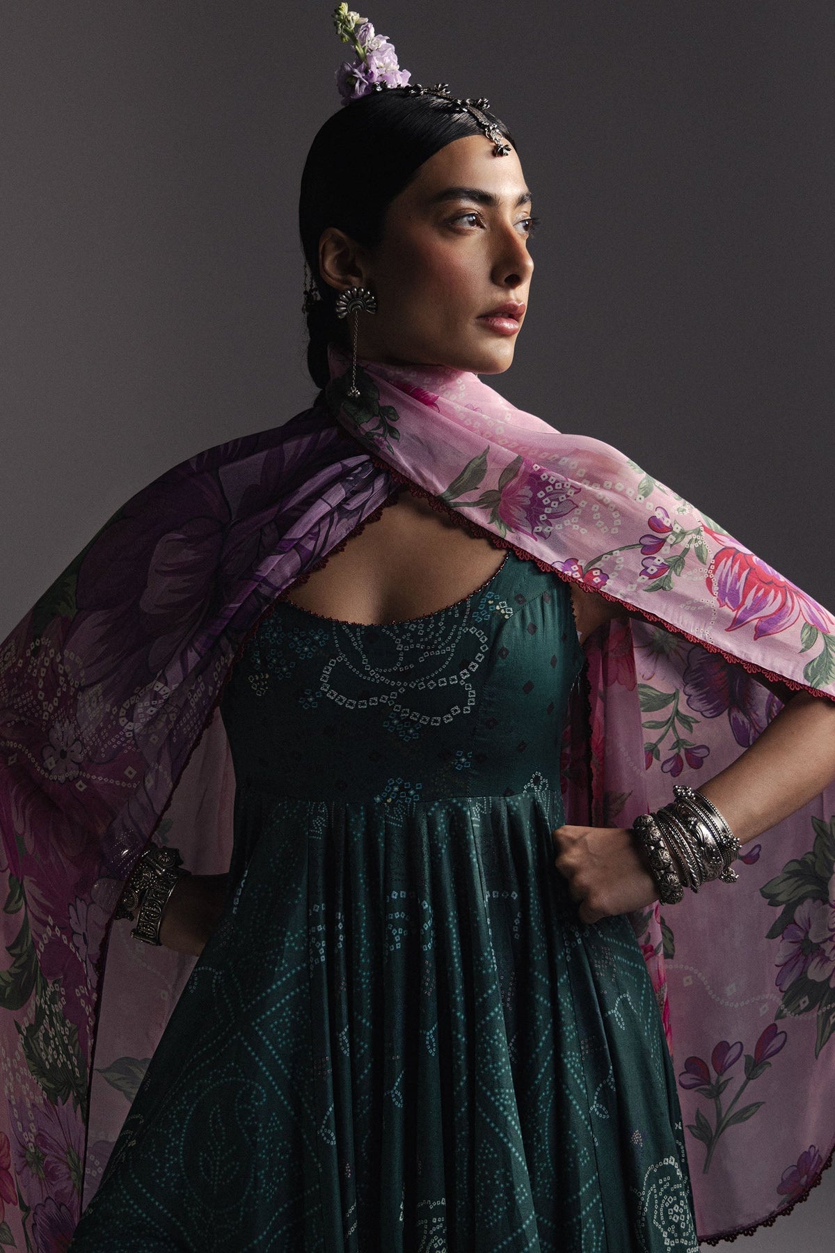 Zara Shahjahan | Anarkali 26 | Nayab-D4 - Designer Dress - Type : Ladies Clothes - Available at Libayah - 100% Original