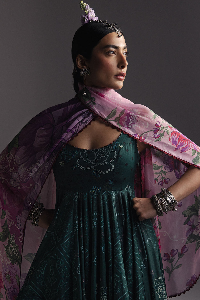 Zara Shahjahan | Anarkali 26 | Nayab-D4 - Designer Dress - Type : Ladies Clothes - Available at Libayah - 100% Original