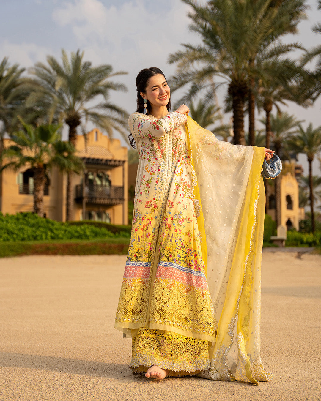 Faiza Saqlain | AYA - Unstitched Luxury Lawn '26 | Arta by Faiza Saqlain - Designer Dress  - Type : Ladies Clothes - Available at Libayah - 100% Original 