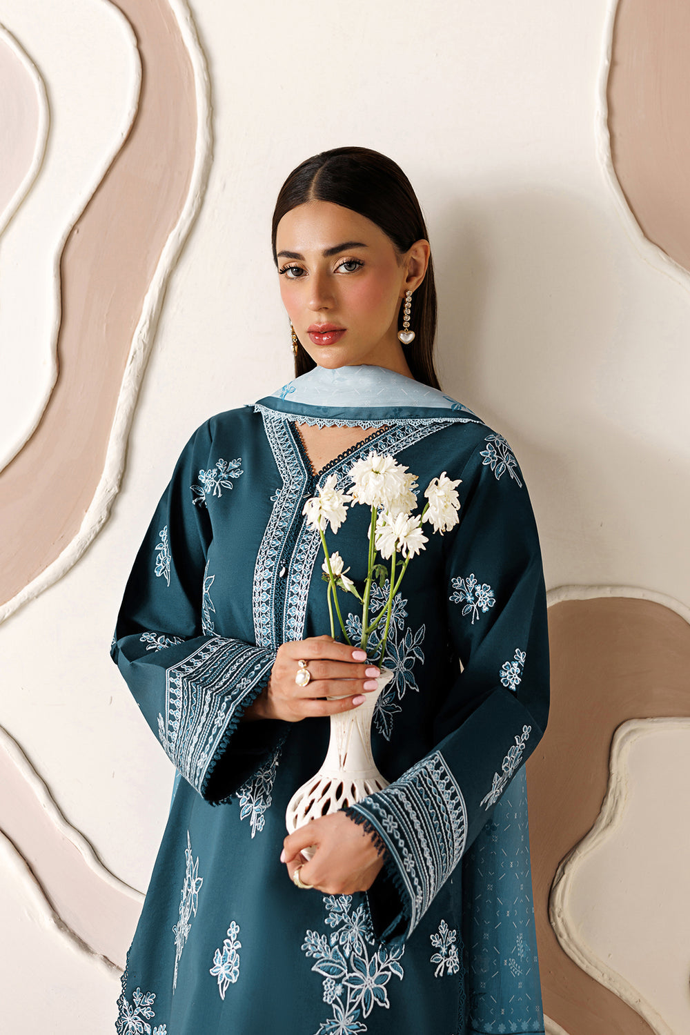 Farasha | Summer Melody 26 | Azure Frost by Farasha - Designer Dress  - Type : Ladies Clothes - Available at Libayah - 100% Original 