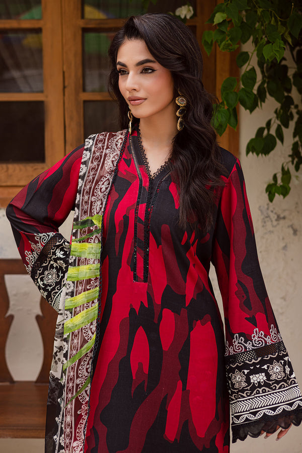 Nureh | Signature Printed Linen | SP-169 by Nureh - Designer Dress  - Type : Ladies Clothes - Available at Libayah - 100% Original 