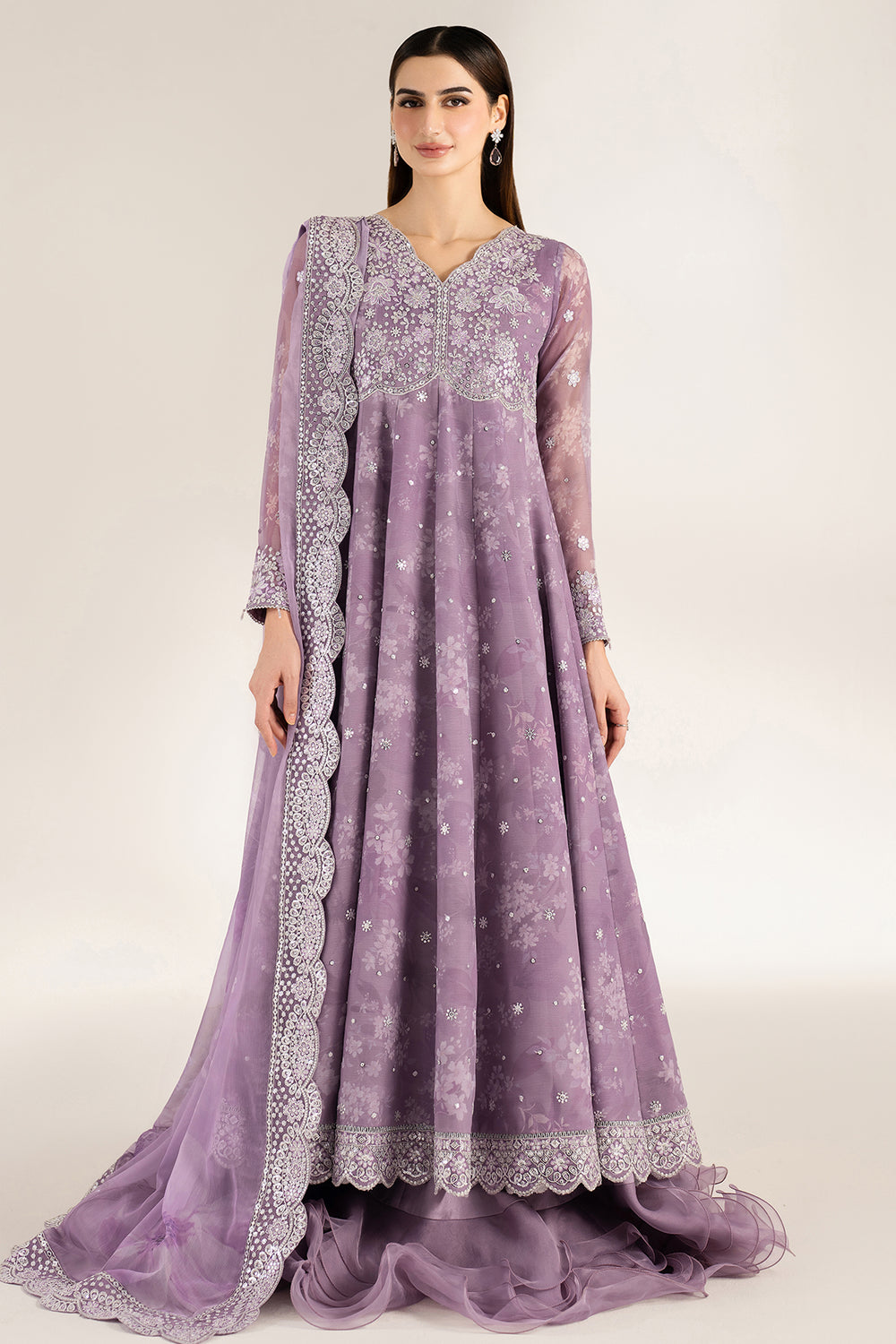 Farasha | Fiorella Formals | Violet Dreams by Farasha - Designer Dress  - Type : Ladies Clothes - Available at Libayah - 100% Original 