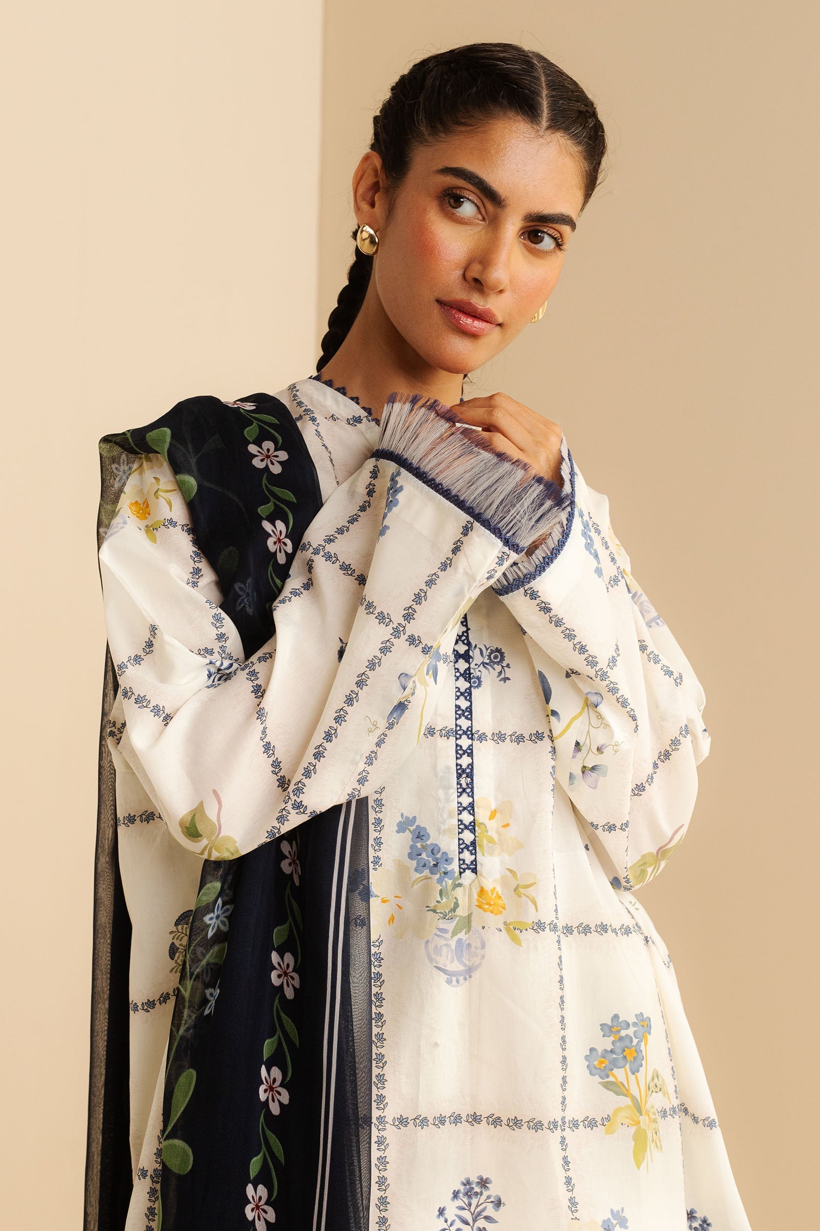 Zara Shahjahan | Coco Prints | Luna-10A by Zara Shahjahan - Designer Dress - Type: Ladies Clothes - Available at Libayah - 100% Original