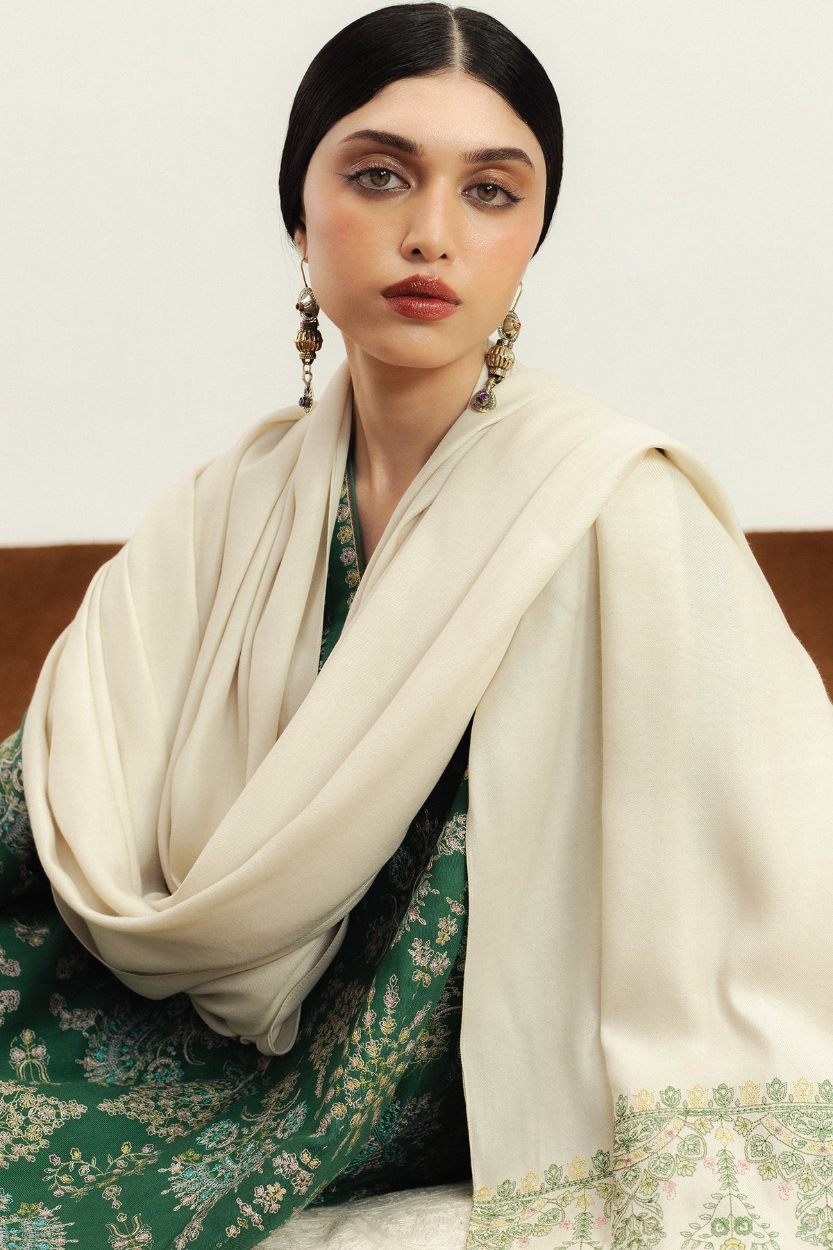 Ruhab – authentic Pakistani dress from the Zara Shahjahan Winter 25 collection for women in the UK.