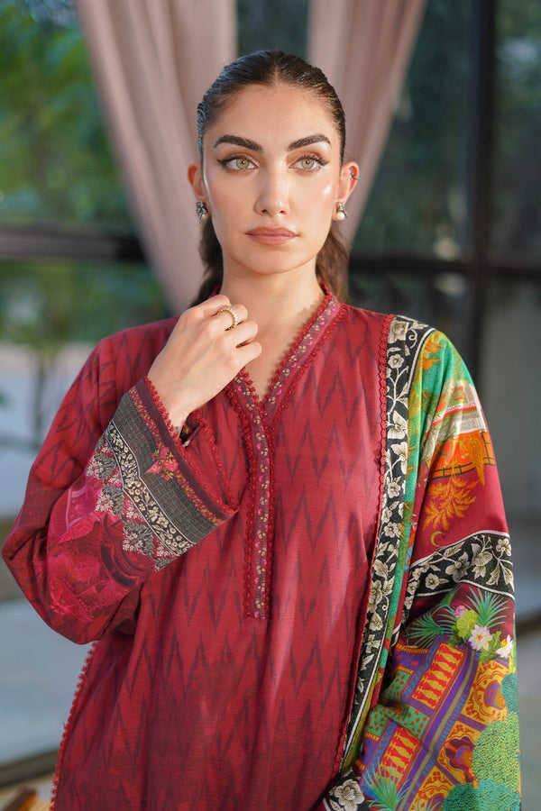 Sahar | Autumn Winter 2024 | Crimson Petal by Sahar - Designer Dress - Type: Ladies Clothes - Available at Libayah - 100% Original