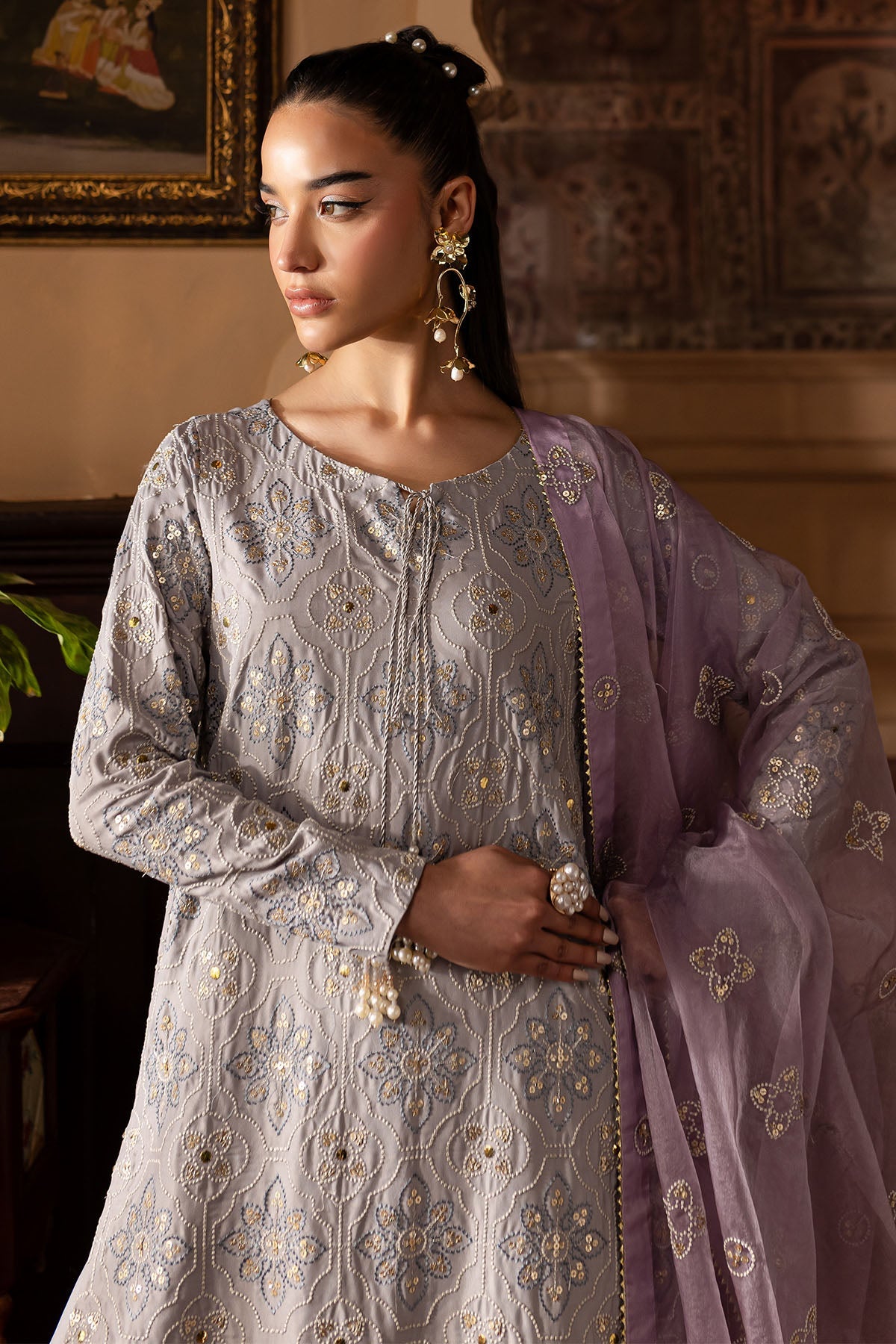 Nureh | Nur Mahal | NE-142 by Nureh - Designer Dress - Type : Ladies Clothes - Available at Libayah - 100% Original 