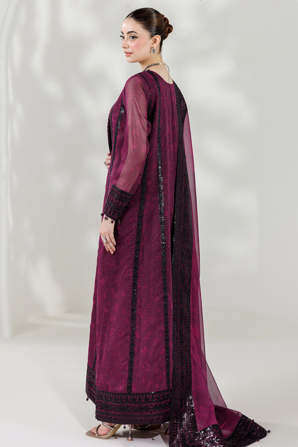 Farasha | Formals 26 | Violet Eclips - Designer Dress - Type : Ladies Clothes - Available at Libayah - 100% Original