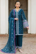 Farasha | Summer Weaves Embroidered Lawn | Blue Allure by Farasha - Designer Dress - Type: Ladies Clothes - Available at Libayah - 100% Original