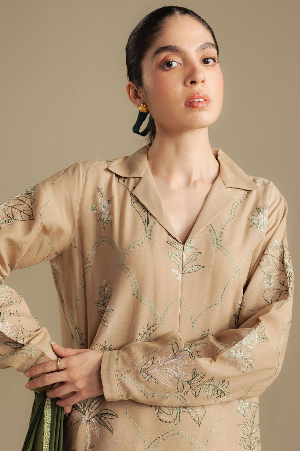 Zara Shahjahan | Coco Winter 25 | Amber-1A - Designer Dress - Type : Ladies Clothes - Available at Libayah - 100% Original