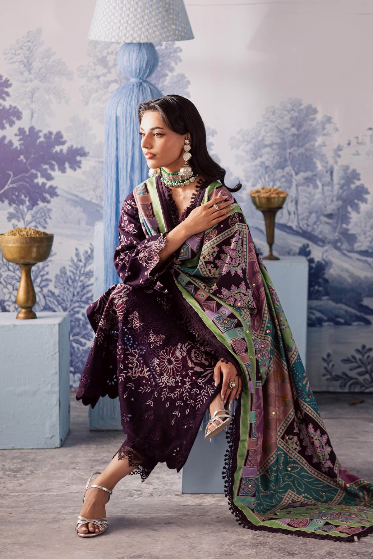 Nureh | Bazaar Luxe 25 | NE-208 by Nureh - Designer Dress  - Type : Ladies Clothes - Available at Libayah - 100% Original 