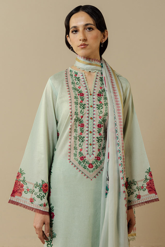 Zara Shahjahan | Coco Prints 26 | Ismeria-8B by Zara Shahjahan - Designer Dress  - Type : Ladies Clothes - Available at Libayah - 100% Original 