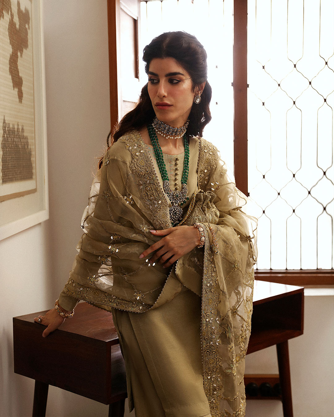 Faiza Saqlain | Mehermah Luxe Formals | Nainsi by Faiza Saqlain - Designer Dress - Type: Ladies Clothes - Available at Libayah - 100% Original