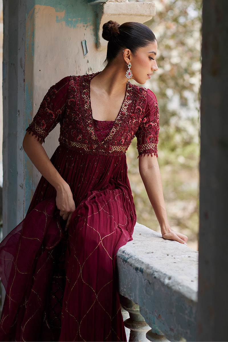 Mina Hassan | Formal Dholki Collection | Arooba by Mina Hassan - Designer Dress - Type: Ladies Clothes - Available at Libayah - 100% Original
