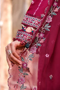 Farasha | Kaavish Lawn 24 | GARNET GLAM by Farasha - Designer Dress - Type: Ladies Clothes - Available at Libayah - 100% Original