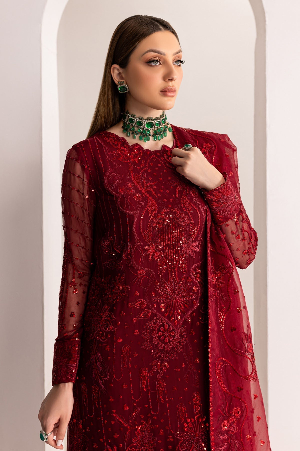 Nureh | Fancy Formals | NP-516 by Nureh - Designer Dress - Type: Formal - Available at Libayah - 100% Original
