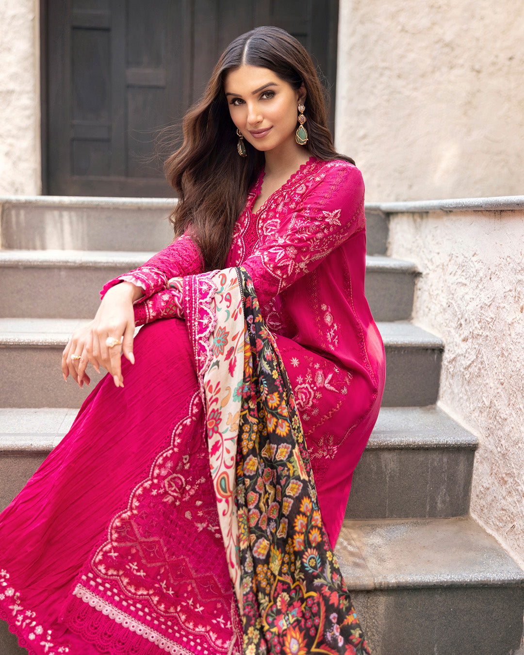 Faiza Saqlain | Zinnia Lawn 25 | Varda by Faiza Saqlain - Designer Dress - Type: Ladies Clothes - Available at Libayah - 100% Original