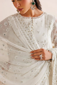 Farasha | Chiffon Threads 26 | Alpine White by Farasha - Designer Dress  - Type : Ladies Clothes - Available at Libayah - 100% Original 