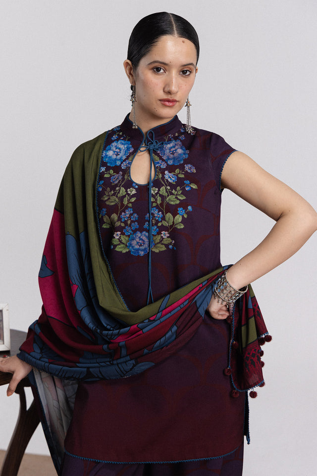 Zara ShahJahan | Coco Prints Winter 26 | Mira-1B by Zara ShahJahan - Designer Dress  - Type : Ladies Clothes - Available at Libayah - 100% Original 