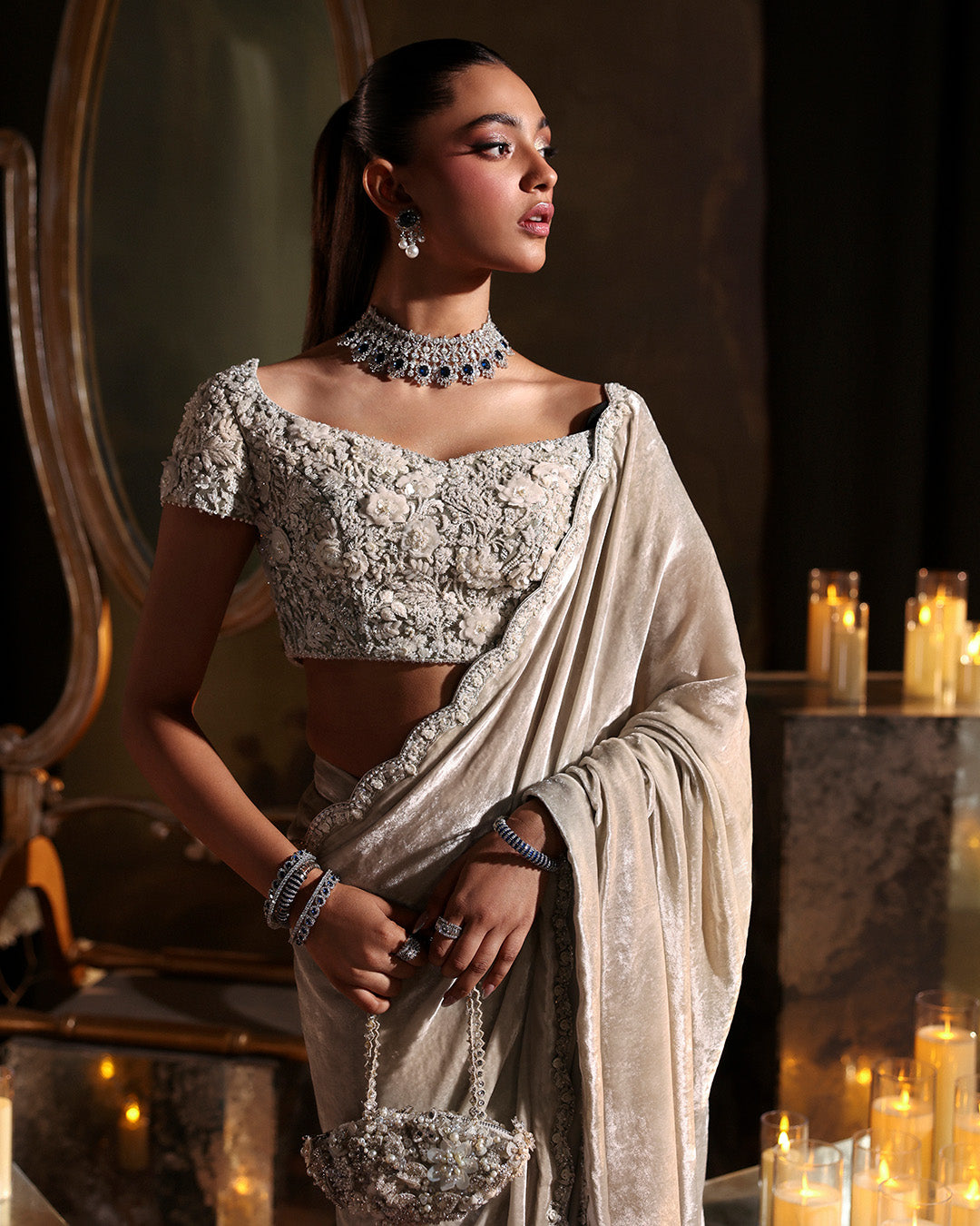 Faiza Saqlain | Zaeva Wedding Formals | Zahavah by Faiza Saqlain - Designer Dress  - Type : Ladies Clothes - Available at Libayah - 100% Original 