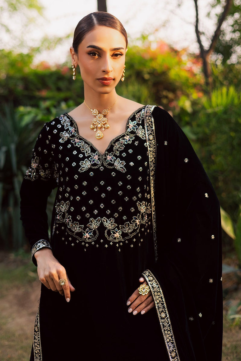 Nureh | Maya Velvet | NW-118 by Nureh - Designer Dress  - Type : Ladies Clothes - Available at Libayah - 100% Original 