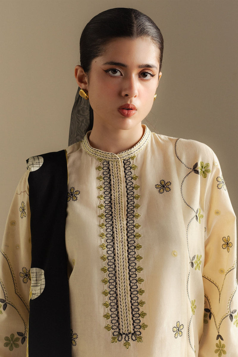 Zara Shahjahan | Coco Winter 25 | Fawn-8B - Designer Dress - Type : Ladies Clothes - Available at Libayah - 100% Original