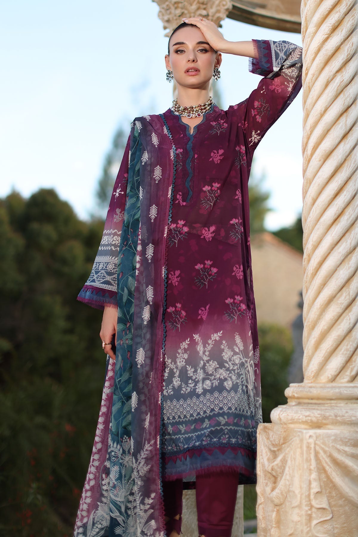 Nureh | Signature Prints 26 | SP-197 by Nureh - Designer Dress  - Type : Ladies Clothes - Available at Libayah - 100% Original 