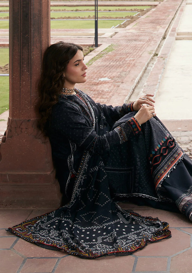 Kahf Premium | Prints Collection 26 | KPS-5A GUL-E-SIYAH - by Libayah - Registered Vendor of : Kahf Premium - 100% Original Designer Dress