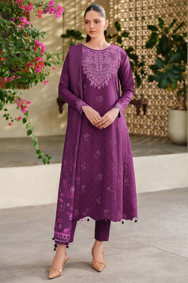 Farasha | Meline Premium Viscose 25 | Wild Plum by Farasha - Designer Dress  - Type : Ladies Clothes - Available at Libayah - 100% Original 