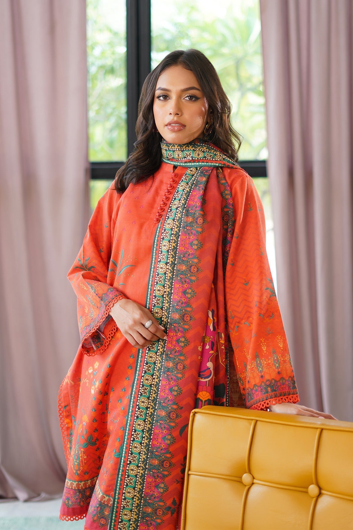 Sahar | Autumn Winter 2024 | Autumn Harvest by Sahar - Designer Dress - Type: Ladies Clothes - Available at Libayah - 100% Original